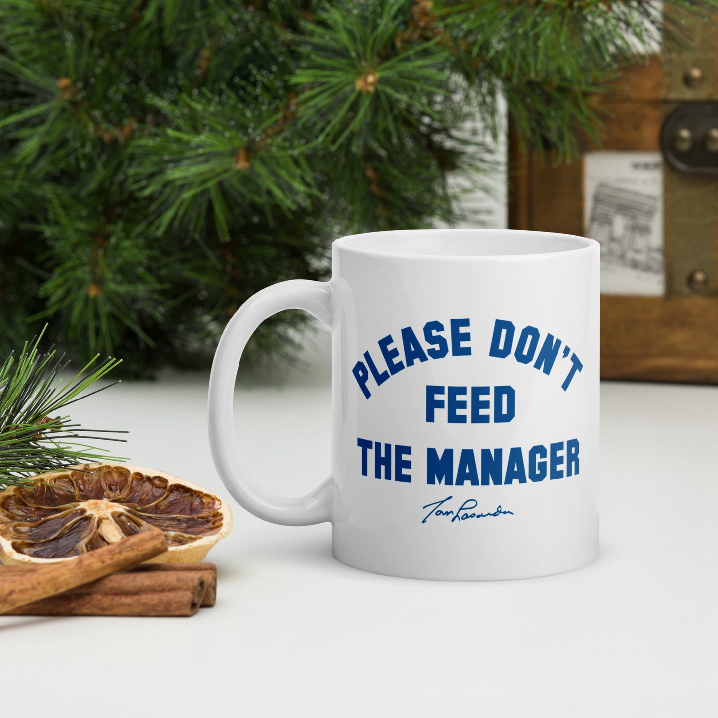 Don't Feed The Manager Mug